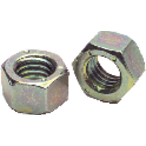 3/8″-16 - Zinc / Yellow / Bright - Finished Hex Nut - Exact Tooling