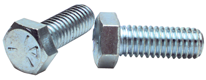 1-8 x 4-1/2 - Zinc Plated Heat Treated Alloy Steel - Cap Screws - Hex - Exact Tooling