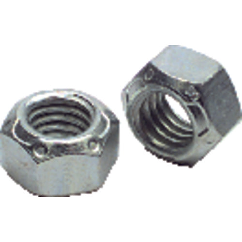 #8-32 - Zinc / Bright - Nylon Insert Stop Nut - Exact Tooling