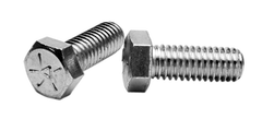 1-8 x 7 - Zinc / Yellow Plated Heat Treated Alloy Steel - Cap Screws - Hex - Exact Tooling