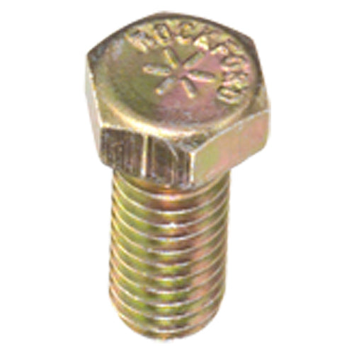 1/4″-20 × 1/2″ - Zinc / Yellow Plated Heat Treated Alloy Steel - Cap Screws - Hex - Exact Tooling