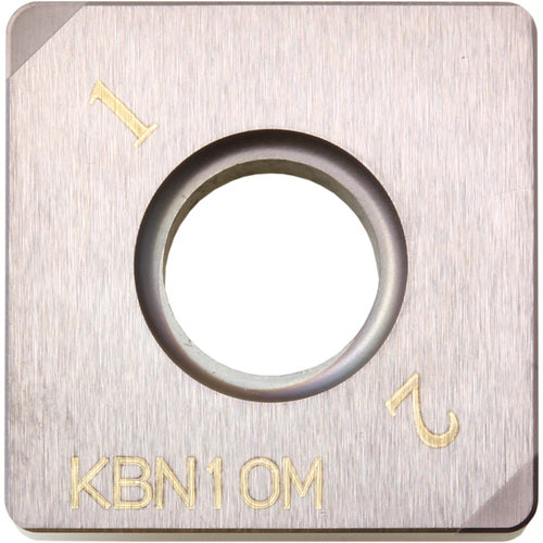 SNGA 431 ME KBN25M, 1/64″ Corner Radius, 3/16″ Thick, 1/2″ Inscribed Circle, MEGACOAT, Square, Turning Indexable Insert - Exact Tooling