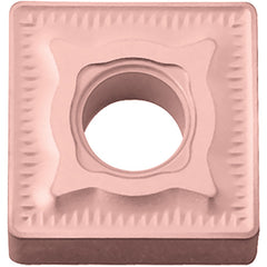 SNMG 433 GC CA320, 3/64″ Corner Radius, 3/16″ Thick, 1/2″ Inscribed Circle, TiCnulll2O3/Ti, Square, Turning Indexable Insert - Exact Tooling