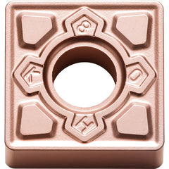 SNMG 434 KH CA320, 1/16″ Corner Radius, 3/16″ Thick, 1/2″ Inscribed Circle, TiCnulll2O3/Ti, Square, Turning Indexable Insert - Exact Tooling