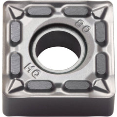 CNMG 431 MQ PR015S, 1/64″ Corner Radius, 3/16″ Thick, 1/2″ Inscribed Circle, MEGACOAT HARD, Diamond, Turning Indexable Insert - Exact Tooling