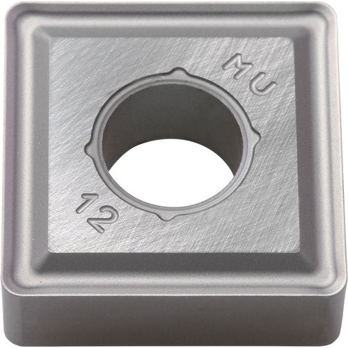 SNMG 643 MU PR005S, 3/64″ Corner Radius, 1/4″ Thick, 3/4″ Inscribed Circle, MEGACOAT HARD, Square, Turning Indexable Insert - Exact Tooling