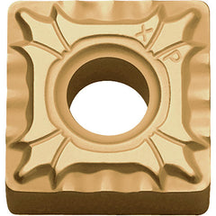 SNMG 432 XP PV720, 1/32″ Corner Radius, 3/16″ Thick, 1/2″ Inscribed Circle, TiCN (MEGACOAT NANO), Square, Turning Indexable Insert - Exact Tooling