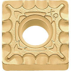 SNMG 432 XQ CA025P, 1/32″ Corner Radius, 3/16″ Thick, 1/2″ Inscribed Circle, TiCl2O3/TiN, 90 Degree Square, Turning Indexable Insert