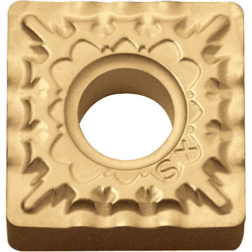 SNMG 432 XS CA510, 1/32″ Corner Radius, 3/16″ Thick, 1/2″ Inscribed Circle, TiCnulll2O3/TiN, Square, Turning Indexable Insert - Exact Tooling