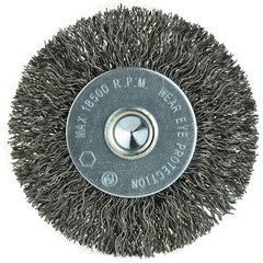 ‎3″ Diameter-1/4″ Shank-0.014″ Wire - Cup Brush - Exact Tooling