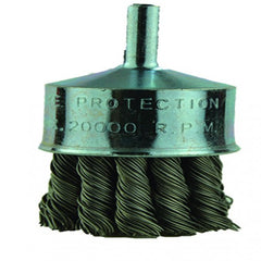 ‎1″ Diameter-1/4″ Shank-0.020″ Wire - End Brush - Exact Tooling