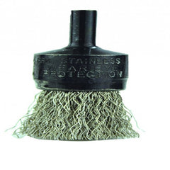 ‎3/4″ Diameter-1/4″ Shank-0.010″ Wire - End Brush - Exact Tooling