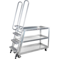 Hi-Duty Stock Picker Truck Poly/Steel - Exact Tooling