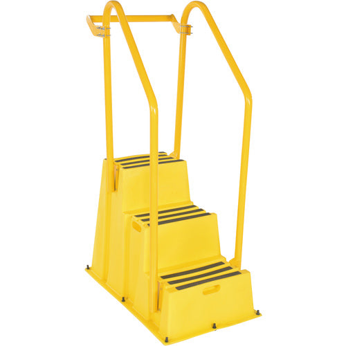 Step Poly Nest 3Step Yl W/Hand&Back Rail&Port - Exact Tooling