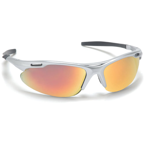 Safety Glasses - Avante, Silver Frame, Ice Org Mirror Lens - Exact Tooling