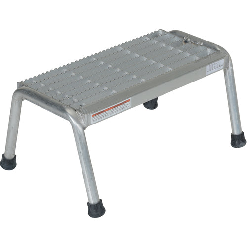 Aluminum Step Stand - 1 Step - Welded - Exact Tooling