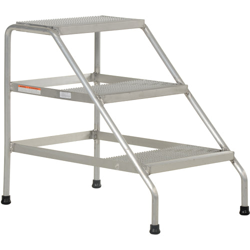 Aluminum Step Stand Welded 3 Step - Exact Tooling
