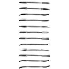 Riffler File Set, 12 Piece, 2 Cut, 7 in - Exact Tooling
