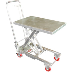 Stainless Steel Scissor Cart 200 lbs - Exact Tooling
