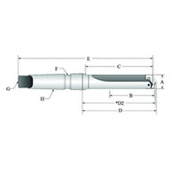 22025S-004IS T-A® Spade Blade Holder - Flute- Series 2.5 - Exact Tooling