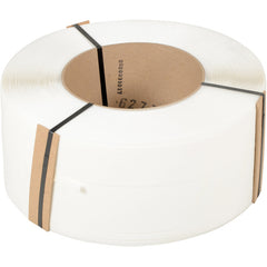 White Poly Strapping 9900 Ft 9 × 8 - Exact Tooling