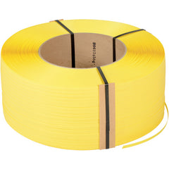 Yellow Poly Strapping 12900 Ft 9 × 8 - Exact Tooling