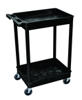 Utility Cart 2 Tub Shelves - 24" x 18" x 37-1/4" - Exact Tooling