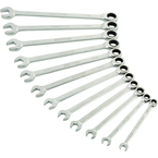 STEELMAN PRO 12-Piece Metric 144-Tooth Ratcheting Wrench Set - Exact Tooling