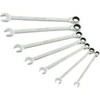 STEELMAN PRO 7-Piece Standard 144-Tooth Ratcheting Wrench Set - Exact Tooling