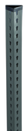 120" Heavy Duty, High Capacity Post of 14 GA Steel formed into 1-1/2 x 1-1/2" Angles Punched on 1-1/2" Centers - Exact Tooling