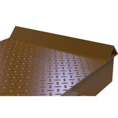 Stl Wheel Riser W/ Roll Off Guard 72 × 18 × 8 - Exact Tooling