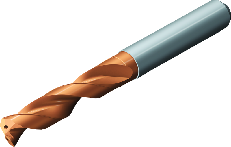 R846-1220-30-A1A 1220 12.2mm Dia. - 3xD CoroDrill R846 Solid Carbide Drill - Exact Tooling