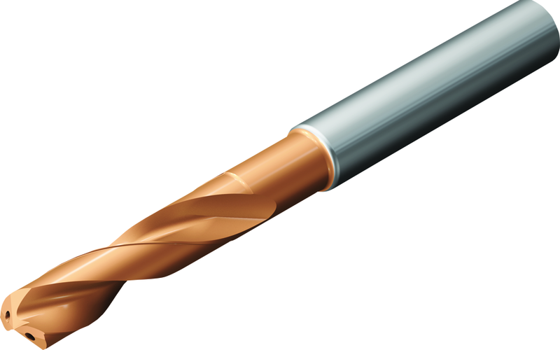 860.1-1280-038A1-MM 2214 12.8mm Dia. 3XD Solid Carbide Coolant Thru Drill - Exact Tooling