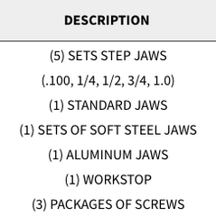 Snap Jaws - Basic 4" Set - Part #  4PKG-001 - Exact Tooling