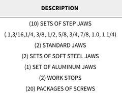 Snap Jaws - Advanced 6" Set - Part #  6PKG-100 - Exact Tooling