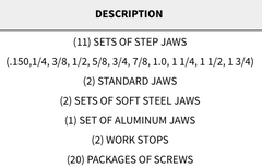 Snap Jaws - Advanced 8" Set - Part #  8PKG-100 - Exact Tooling