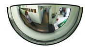 18" Half Dome Mirror -Polycarbonate Back - Exact Tooling