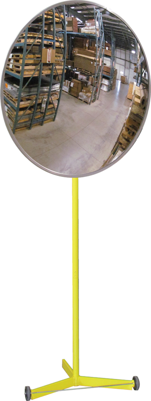 26" Convex Mirror With Portable Stand - Exact Tooling