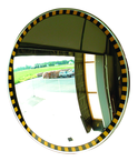 30" Outdoor Convex Mirror Safety Border - Exact Tooling