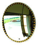26" Indoor Convex Mirror-Safety Border - Exact Tooling