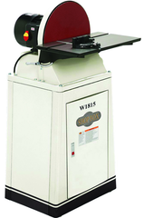 15" Disc Sander with Brand and Stand - Exact Tooling