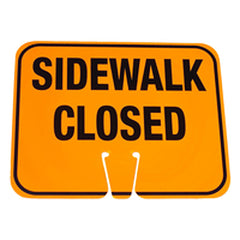 Cone Sign Sidewalk Closed - Exact Tooling