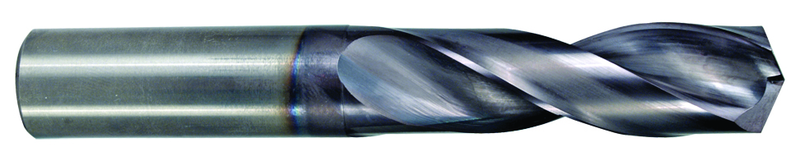 9/32 Solid Carbide 3xD Coolant Fed Drill-TiAlN - Exact Tooling