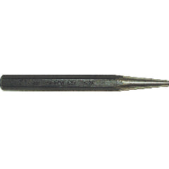 Solid Punch - 3/32″ Tip Diameter × 4 1/2″ Overall Length - Exact Tooling
