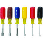 STANLEY® 7 Piece Vinyl Grip Metric Nut Driver Set - Exact Tooling