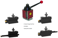 Super Quick Change Standard Tool Post & Holder Set - Exact Tooling