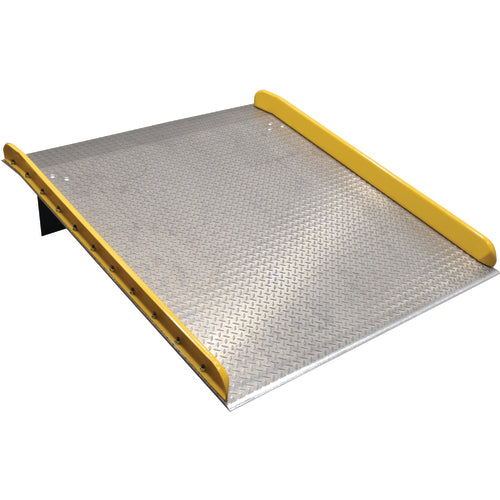 Aluminum Dock Board Steel Curb 15K 60 × 72 - Exact Tooling