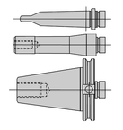2MT x 7/8-20 Thread Tapping Attachment Shank - Exact Tooling