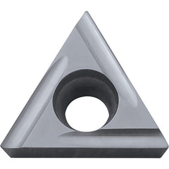 TCGT 2205 U TN60, 0.008″ Corner Radius, 1/8″ Thick, 1/4″ Inscribed Circle, TiCN/NbC, 60 Degree Triangle, Turning Indexable Insert