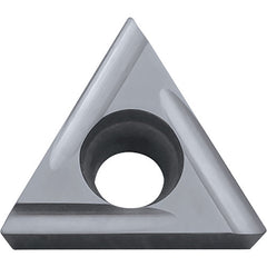 TCGT 151502 F-U TN60, 0.0039″ Corner Radius, 3/32″ Thick, 3/16″ Inscribed Circle, TiCN/NbC, Triangle, Turning Indexable Insert - Exact Tooling